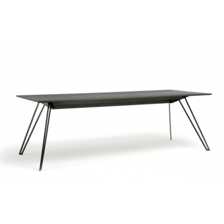 eettafel-vast-intense-inspire-eiken-metalen-poot