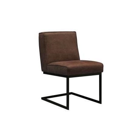 lara_eetkamerstoel_het_anker_africa_leder_leer_tabac_zwart_frame