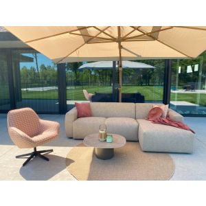 2,5 zits + chaise longe vst rechts Prada Outdoor - Chill line