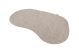 Outdoor vloerkleed kidney-vorm 200 x 290 cm. slate