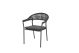 Sienna stapelbare dining stoel latte incl. kussen