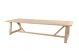 Noah low dining onderstel brushed teak voor 300 x 100 cm.