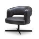 Lennox low dining chair leer - Het Anker
