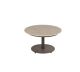 4SO Boaz salontafel met keramisch tafelblad, centrale poot terre 60 cm. ø (H 35)