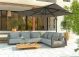 4SO Metropolitan lounge hoekbank incl. kussens. Antraciet