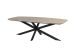 4SO Prado eettafel keramisch blad barrel antraciet 240 x 105 cm.