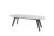 Montana tafel onderstel antraciet 240 x 103 cm. barrel