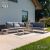 4SO Matisse loungebank incl. kussens + salontafel 