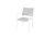 Tosca stapelbare dining stoel, wit