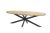 Prado set RVS poten antraciet voor ovale tafel
