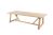 Noah onderstel brushed teak voor 260 x 100 cm.