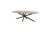 Prado keramisch tafelblad barrel terre 240 x 105 cm.