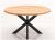 ronde-eettafel-zwart-massief-eiken-spinpoot-miltonhouse-rechte-rand