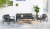 4SO Ginger loungeset incl. kussens + salontafel zwart